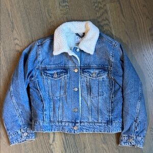 Zara Cream Sherpa Jacket